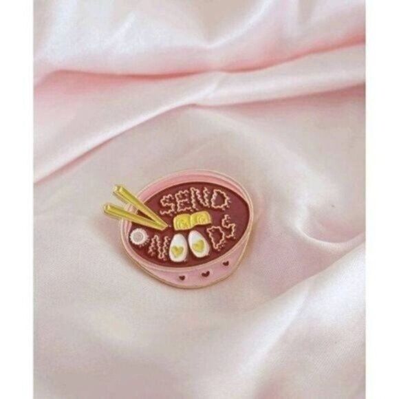 Jewelry - 3/20 Send Noods Enamel Pin